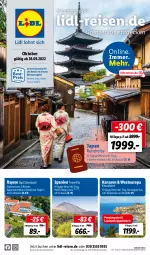 Gazetka promocyjna Lidl - Monatliche Reise-Highlights (SÜD) - Gazetka - ważna od 30.11 do 30.11.2022 - strona 1 - produkty: Bad, buch, decke, eier, eis, reis, rwe, Ti, uhr, Weste