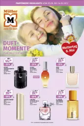 Gazetka promocyjna Mueller - Parfümerie Angebote - Gazetka - ważna od 14.05 do 14.05.2022 - strona 1 - produkty: Eau de parfum, eau de parfum 50 ml, eau de toilette, eis, elle, Emporio Armani, jil sander, Müller, parfum, reis, teller