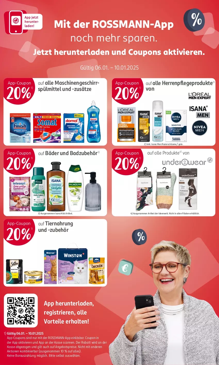 Aktueller Prospekt Rossmann - Prospekte - von 06.01 bis 31.01.2025 - strona 18 - produkty: angebot, angebotspreis, Bad, coupon, coupons, eis, geschirr, isana, reis, sana, spülmittel, Ti, tiernahrung