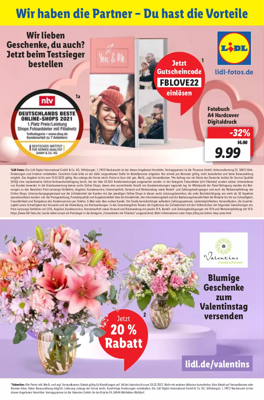 Aktueller Prospekt Lidl - Aktionsprospekt - von 07.02 bis 12.02.2022 - strona 59 - produkty: angebot, angebote, blume, blumen, buch, eis, elle, erde, Fotobuch, gutschein, LG, ndk, Rauch, reis, ring, telefon, Ti, WICK