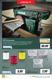Gazetka promocyjna Lidl - Aktionsprospekt - Gazetka - ważna od 12.02 do 12.02.2022 - strona 30 - produkty: edelstahl, eis, elle, ndk, papier, Parkside, ring, Schal, Schale, Schleifpapier, teller, Ti, tisch, weck, werkzeug