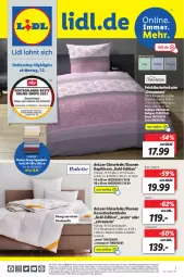 Gazetka promocyjna Lidl - Aktionsprospekt - Gazetka - ważna od 12.02 do 12.02.2022 - strona 55 - produkty: angebot, Bau, baumwolle, beere, bett, Betttuch, bettwäsche, decke, eis, ente, jersey-spannbetttuch, kissen, Kissenbezug, kopfkissen, LG, ndk, Rauch, reis, spannbetttuch, Ti, tuc, wolle
