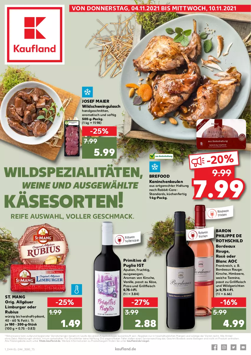 Aktueller Prospekt Kaufland - von 04.11 bis 10.11.2021 - strona 1