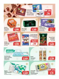 Gazetka promocyjna Feneberg - Prospekte - Gazetka - ważna od 24.12 do 24.12.2022 - strona 14 - produkty: after eight, cottonelle, discount, eis, elle, elmex, elnett, ente, ferrero, Ferrero Küsschen, feuchtes toilettenpapier, Funny Frisch, gin, haarspray, kakao, lorenz, meridol, milka, milka schokolade, nuss, papier, pasta, reis, ritter, ritter sport, schoko, schokolade, snack, snack hits, Sport, studentenfutter, Ti, toilettenpapier, zahnpasta