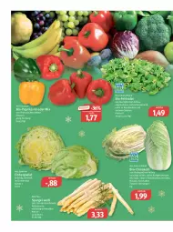 Gazetka promocyjna Feneberg - Prospekte - Gazetka - ważna od 24.12 do 24.12.2022 - strona 6 - produkty: Bau, bio, Bio-Paprika, eis, eisbergsalat, feldsalat, LG, mac, nuss, obst, paprika, paprika rot, reis, rwe, salat, salate, saro, spargel, Ti