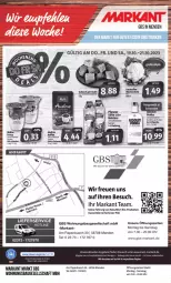Gazetka promocyjna Markant - Prospekte - Gazetka - ważna od 21.10 do 21.10.2023 - strona 12 - produkty: angebot, angebote, Bau, Becher, bio, brot, eier, elle, flasche, froop, hasseröder, lieferservice, natur, pils, rwe, Ti, uhr