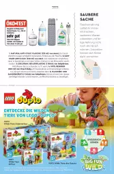 Gazetka promocyjna Rossmann - Prospekte - Gazetka - ważna od 02.10 do 02.10.2022 - strona 40 - produkty: babydream, bürste, decke, duplo, edelstahl, elle, flasche, Frosch, isolierflasche, LEGO®, mam, mikrowelle, milch, natur, natura, reiniger, rezept, sac, schwamm, spielwaren, Spülen, Ti, Tiere, wasser, Wild