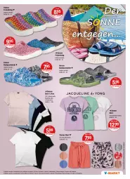 Gazetka promocyjna Vmarkt - V-Markt - Gazetka - ważna od 08.06 do 08.06.2022 - strona 21 - produkty: angebot, angebote, Bad, Bau, baumwolle, damen short, eis, elle, fisch, fische, LG, pantolette, reis, shirt, teller, Ti, wolle