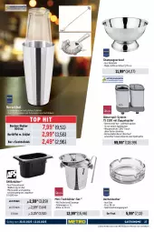Gazetka promocyjna Metro - GastroJournal - Gazetka - ważna od 12.02 do 12.02.2025 - strona 27 - produkty: Alwa, auto, Bau, Becher, Behälter, beleuchtung, Bona, champagne, champagner, cocktail, cocktails, decke, Deckel, edelstahl, eis, elle, flasche, gefrierschrank, getränk, getränke, Gläser, kühlschrank, laufräder, Löffel, Metro, metro gastro, mikrowelle, regal, reis, Ria, rum, Schrank, shake, Spektrum, Sport, Spülen, spülmaschinen, teller, Ti, tiefpreis, tisch, topf, Transportwagen, uhr, wasser
