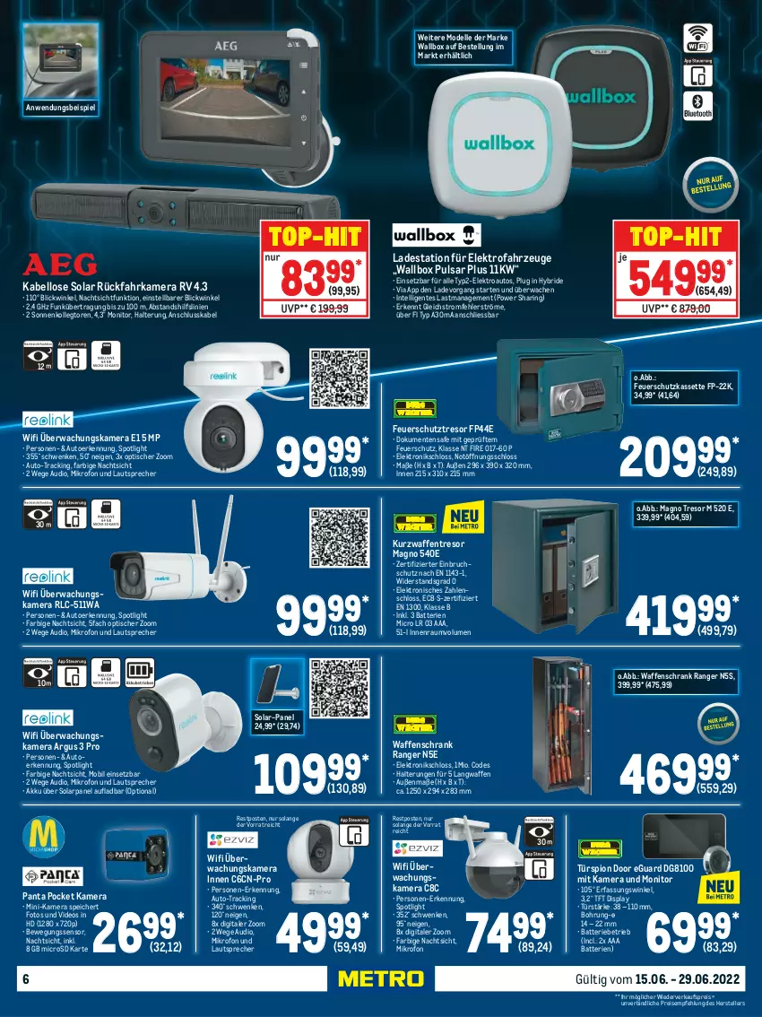 Aktueller Prospekt Metro - Technik Spezial - von 15.06 bis 29.06.2022 - strona 6 - produkty: akku, auto, batterie, batterien, Bewegungssensor, dell, deo, eis, Elektro, elle, ente, gsw, Intel, kamera, lautsprecher, microsd, Mode, monitor, reis, ring, Schrank, teller, Ti, tisch, top-hit