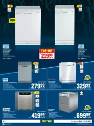 Gazetka promocyjna Metro - Technik Spezial - Gazetka - ważna od 29.06 do 29.06.2022 - strona 18 - produkty: Bau, besteck, decke, eis, elle, geschirr, geschirrspüler, Gläser, klarspüler, Rauch, Reinigung, reis, salz, teller, Ti, top-hit, wasser