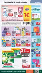 Gazetka promocyjna Famila - Prospekte - Gazetka - ważna od 04.02 do 04.02.2023 - strona 21 - produkty: ariel, aust, Bad, bio, biozidprodukte, Brei, carefree, Coral, coupon, decke, Desinfektion, domestos, eis, elle, febreze, flasche, gin, Heu, hipp, hygienespüler, kosmetik, lufterfrischer, mac, milch, papier, Pods, Rauch, reiniger, reis, rwe, sagrotan, scheuermilch, Seife, seifenspender, slip, slipeinlagen, Tempo, Ti, toilettenpapier, tücher, waschmittel, weck, windeln, ZTE