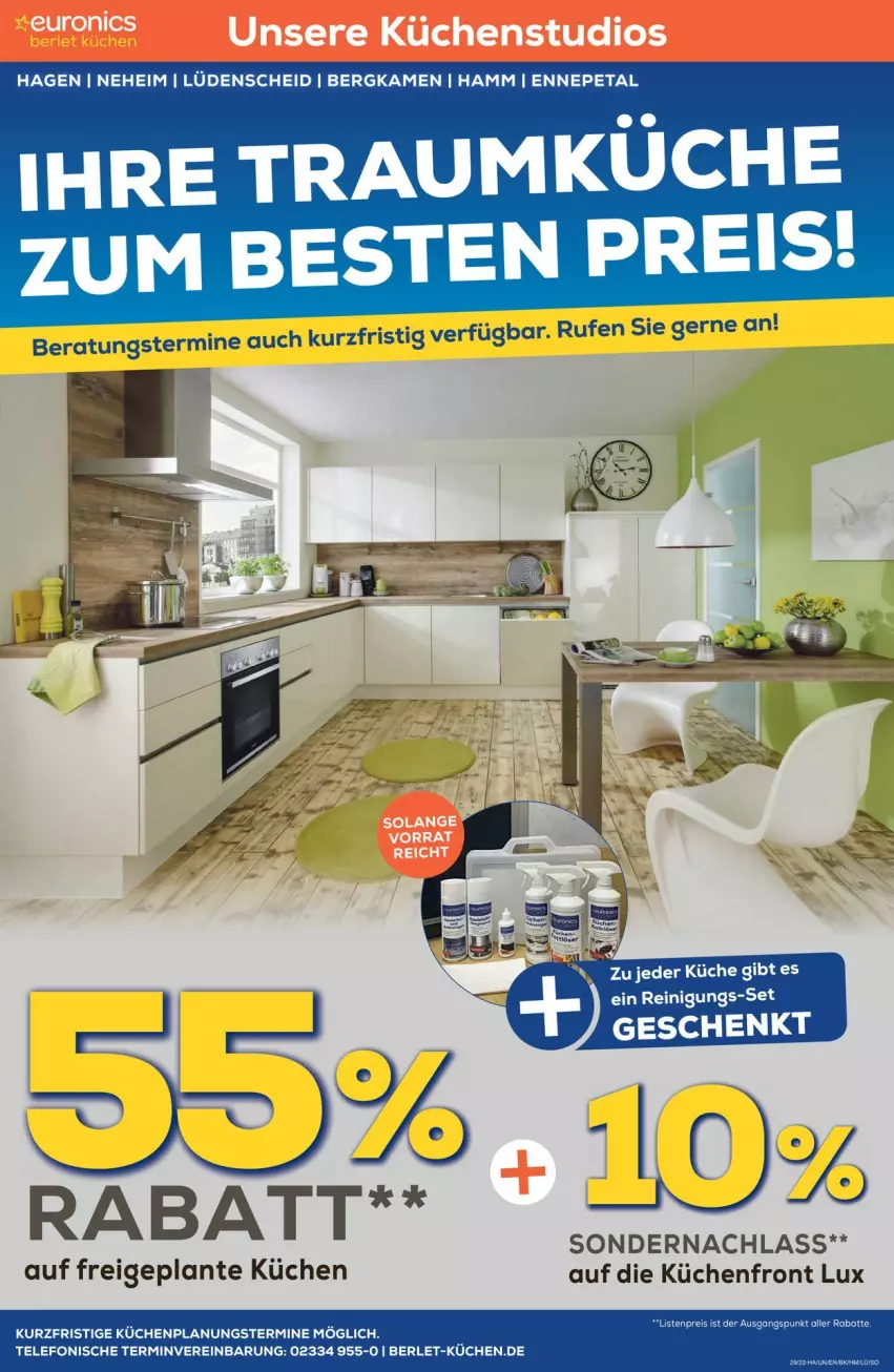 Aktueller Prospekt Euronics - Prospekte - von 20.07 bis 27.07.2022 - strona 6 - produkty: eis, küche, Küchen, reis, telefon, Ti