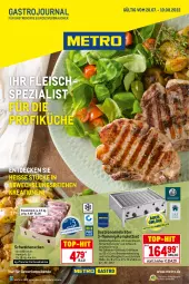 Gazetka promocyjna Metro - GastroJournal - Gazetka - ważna od 10.08 do 10.08.2022 - strona 1 - produkty: decke, edelstahl, eis, fleisch, grill, grillfläche, grillrost, küche, lamm, LG, Metro, Rauch, reis, schlauch, schwein, schweine, schweinenacken, Spezi, Ti, top-hit, wein, weine