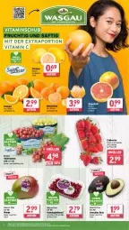 Gazetka promocyjna Wasgau - Gazetka - ważna od 24.02 do 24.02.2024 - strona 8 - produkty: angebot, apfel, avocado, avocados, beere, beeren, eis, erdbeere, erdbeeren, frucht, früchte, grana, granatapfel, granatapfelkerne, grapefruit, mandarine, mandarinen, mango, natur, orange, orangen, Rana, reis, saft, Schal, Schale, tafeltrauben, Ti, trauben, vita, Vitamin C, zitrone, zitronen