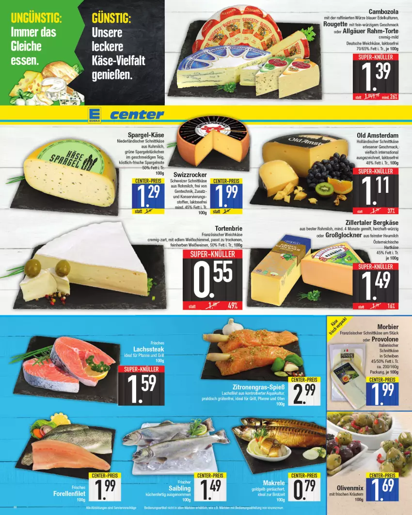 Aktueller Prospekt E Center - Angebote der Woche - von 18.04 bis 23.04.2022 - strona 6 - produkty: grill, Käse, Ti