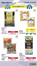 Gazetka promocyjna Metro - Wochen-Angebote Gastro - Gazetka - ważna od 18.10 do 18.10.2025 - strona 11 - produkty: angebot, bacon, beutel, brot, cheddar, eis, elle, fleisch, gouda, hinterkochschinken, kochschinken, mac, maultaschen, mc cain, milch, milram, mozzarella, pommes, reis, rel, ring, schinken, schnitten, spinat, Tasche, taschen, Ti, tiefpreis, und gemüse, würfel, Yo