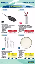 Gazetka promocyjna Metro - Wochen-Angebote Gastro - Gazetka - ważna od 18.10 do 18.10.2025 - strona 19 - produkty: angebot, auer, auto, backofen, besteck, edelstahl, eis, elle, fritteuse, geschirr, getränk, getränke, herdarten, LG, messer, Metro, metro gastro, Ofen, pfanne, reis, sahne, Schere, spülmaschinen, teller, thermostat, Ti, tiefpreis, Wella