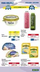 Gazetka promocyjna Metro - Wochen-Angebote - Seite 24 - Gazetka - ważna od 10.01 do 10.01.2026 - strona 11 - produkty: angebot, bavaria blu, Becher, bergader, bio, dessert, drink, eis, flasche, kaffee, Käse, käsescheiben, küche, leerdammer, mac, milch, Mode, nuss, rama, reis, Ria, schnittkäse, schnittkäsescheiben, smoothie, smoothies, Ti, tisch, true fruits