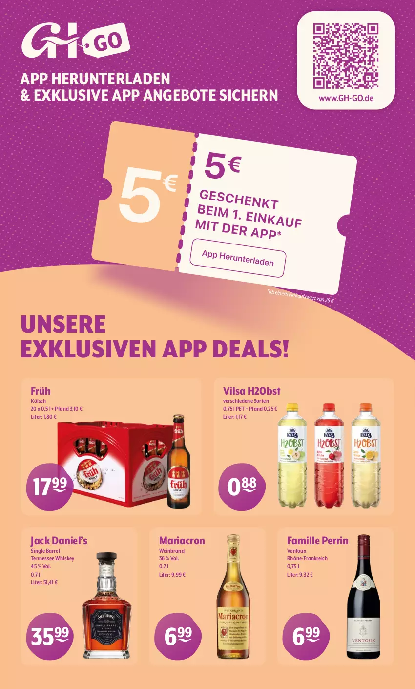 Aktueller Prospekt Getraenke Hoffmann - Prospekte - von 27.10 bis 01.11.2025 - strona 9 - produkty: angebot, angebote, jack daniel, Jack Daniel’s, mariacron, obst, rel, Ria, tennessee whiskey, vilsa, wein, weinbrand, whiskey