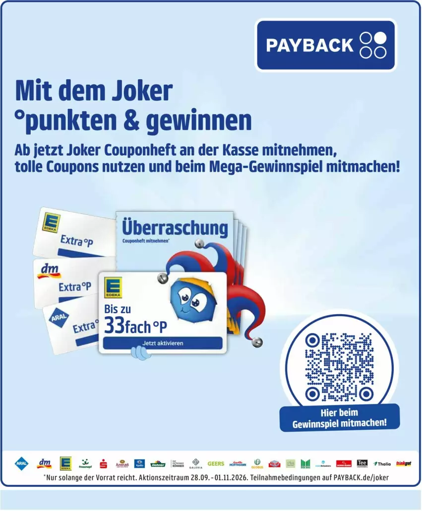 Aktueller Prospekt Edeka - Prospekte - von 28.09 bis 02.10.2026 - strona 29 - produkty: coupon, coupons, eier, gewinnspiel, mac, payback, Ti