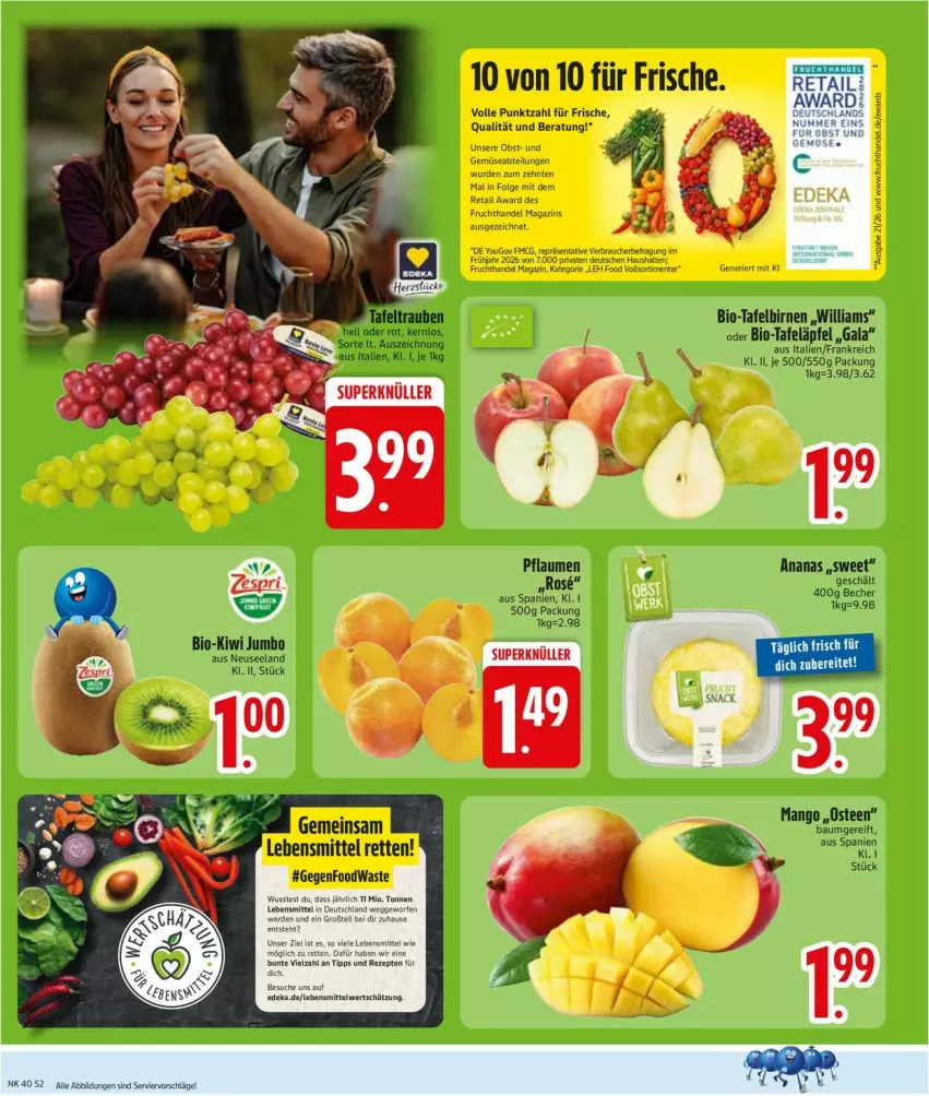 Aktueller Prospekt Edeka - Prospekte - von 28.09 bis 02.10.2026 - strona 4 - produkty: deka, lebensmittel, rezept, rezepte, Ti