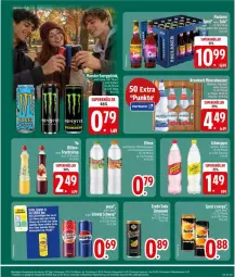 Gazetka promocyjna Edeka - Prospekte - Gazetka - ważna od 02.10 do 02.10.2026 - strona 23 - produkty: Alwa, Blüte, cin, cola, deka, eis, flasche, frucht, krumbach, LG, mac, mineralwasser, mit frucht, monster, natürliches mineralwasser, Paula, paulaner, reis, rum, schweppes, sirup, Spezi, Ti, wasser, Yo