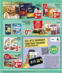 Gazetka promocyjna Edeka - Prospekte - Gazetka - ważna od 02.10 do 02.10.2026 - strona 27 - produkty: adventuros, angebot, angebote, auer, beutel, deka, eis, felix, hundenahrung, hundesnack, katzennahrung, purina, reis, sauce, snack, Ti