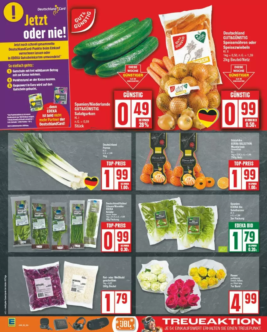 Aktueller Prospekt Edeka - Prospekte - von 04.11 bis 09.11.2024 - strona 2 - produkty: beutel, deka, deutschlandcard, eis, ente, gutschein, reis, Ti, top-preis, zwiebel, zwiebeln