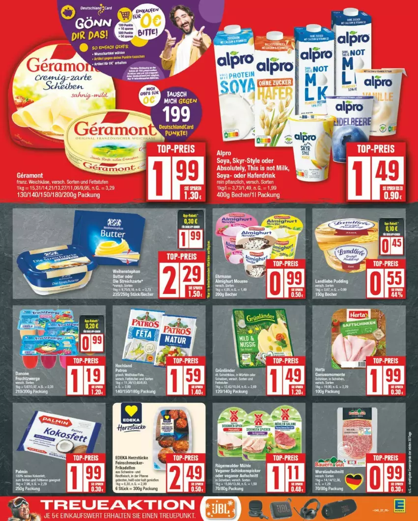 Aktueller Prospekt Edeka - Prospekte - von 04.11 bis 09.11.2024 - strona 7 - produkty: dell, drink, eis, elle, hafer, Haferdrink, Käse, nuss, reis, Skyr, soya, Ti, top-preis, weichkäse