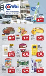 Gazetka promocyjna Combi - Prospekte - Gazetka - ważna od 01.06 do 01.06.2024 - strona 1 - produkty: auer, Becher, beutel, birkel, bockwurst, bratwurst, dessert, Dicke Sauerländer Bockwurst, ehrmann, Ehrmann Grand Dessert, eis, elle, flasche, grill, holländischer schnittkäse, Käse, Mett, metten, Nackensteak, nackensteaks, nudel, nudeln, puschkin vodka, reis, saft, schnittkäse, schwein, schweine, schweinenacken, steak, steaks, tafeläpfel, teller, Ti, vodka, wein, weine, wurst, ZTE