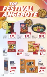 Gazetka promocyjna Combi - Prospekte - Gazetka - ważna od 01.06 do 01.06.2024 - strona 14 - produkty: angebot, angebote, beutel, bifi, chips, eis, erdnüsse, frucht, fruchtgummi, gin, haribo, kartoffel, kartoffelchips, Lakritz, Mett, nacho, Nachos, oder lakritz, reis, Ti, ültje, würstchen, ZTE