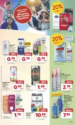 Gazetka promocyjna Combi - Prospekte - Gazetka - ważna od 01.06 do 01.06.2024 - strona 15 - produkty: axe, bio, biozidprodukte, burger, cola, ecco, eis, flasche, katlenburger, Kondome, krombache, krombacher, Lotion, nivea, nivea sun, orange, orangen, orangensaft, pils, Rauch, reis, rwe, saft, säfte, shampoo, sonnenspray, Ti, Trockenshampoo, ZTE