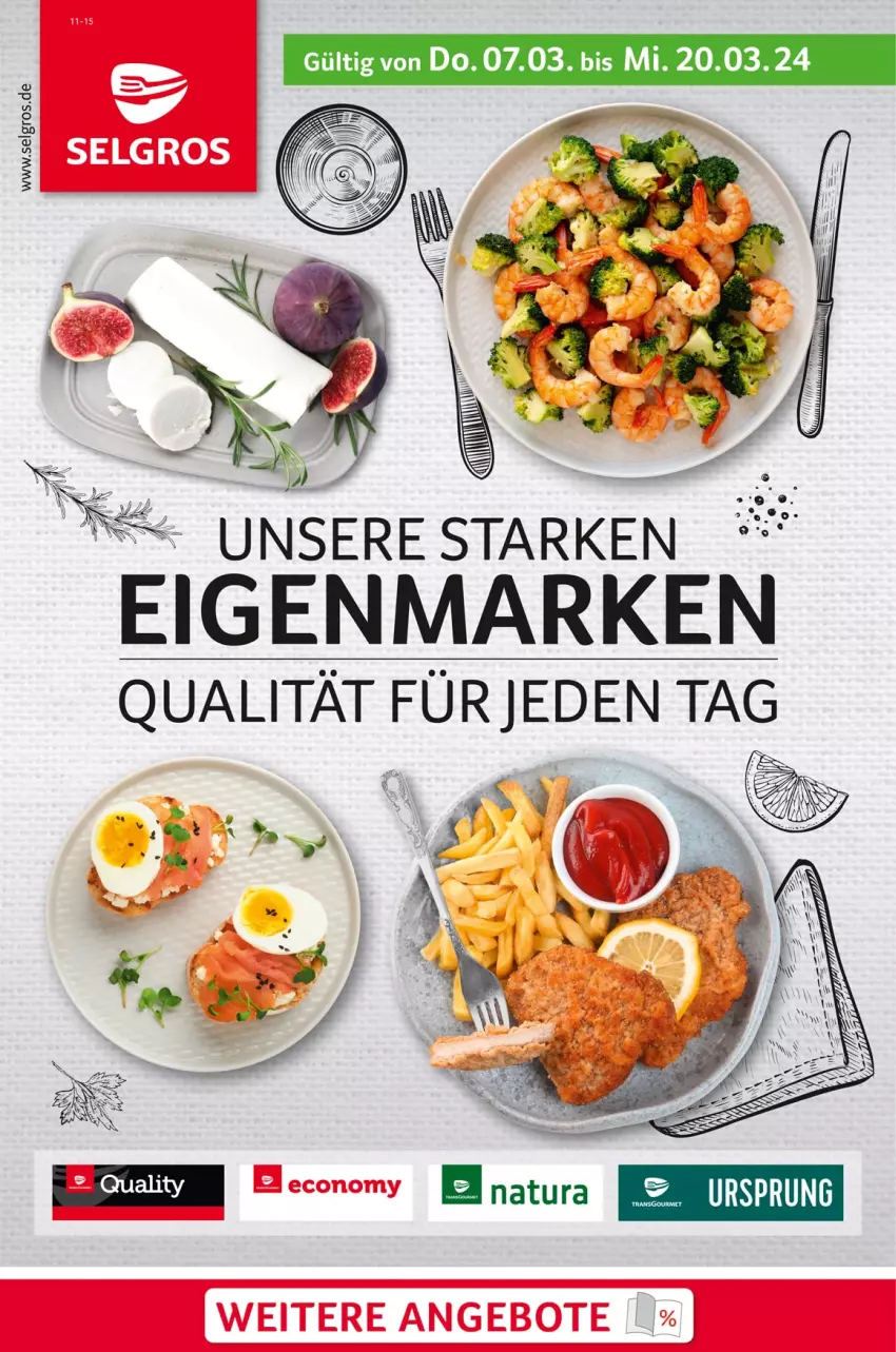 Aktueller Prospekt Selgros - Eigenmarken - von 07.03 bis 20.03.2024 - strona 1 - produkty: angebot, angebote, LG