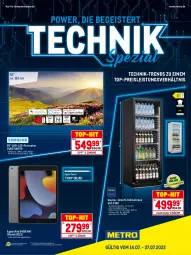 Gazetka promocyjna Metro - Technik Spezial - Gazetka - ważna od 27.07 do 27.07.2022 - strona 1 - produkty: Apple, Apple Pencil, beleuchtung, dell, eis, elle, fernseher, Glastür, ipad, kühlschrank, Metro, Mode, reis, Schrank, Spezi, teller, Ti, top-hit, top-preis, uhd