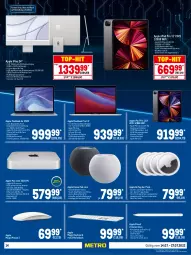 Gazetka promocyjna Metro - Technik Spezial - Gazetka - ważna od 27.07 do 27.07.2022 - strona 14 - produkty: alpro, Apple, Apple AirTag, Apple Pencil, Apple Pencil 2, auto, beleuchtung, brot, brother, canon, eis, elle, ente, gin, HP, Intel, ipad, ipad air, ipad pro, kamera, lack, lautsprecher, mac, macbook, macbook air, macbook pro, office, OfficeJet, papier, reis, sac, Schal, Signal, sim, Spiele, ssd, Tastatur, teller, Ti, tisch, Toner, top-hit, touchscreen