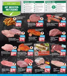 Gazetka promocyjna Hit - Wochenprospekt - Gazetka - ważna od 12.07 do 12.07.2025 - strona 4 - produkty: auer, Bau, Bauer, bio, braten, burger, cevapcici, eis, ente, entrecôte, fleisch, Geflügel, geschnetzeltes, gewürz, gulasch, hackfleisch, hamburger, jungbullen, kalbskotelett, kotelett, Meister, monitor, nackenkoteletts, natur, pfeffer, pute, reis, Ria, rind, rinder, rinderhackfleisch, ring, Rückensteak, rückensteaks, schinken, schinkenbraten, schnitzel, schwein, schweine, Spezi, Sport, steak, steaks, Ti, Tiere, tisch, wein, weine, Zelt, ZTE