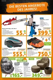 Gazetka promocyjna  - Prospekt für Globus Baumarkt  Achern - Gazetka - ważna od 26.11 do 26.11.2022 - strona 3 - produkty: auto, Bank, Brei, eis, Elektro, glasplatte, hocker, Holz, Holzspalter, Kette, kissen, kopfstütze, kraft, latte, LG, loungeset, mähroboter, reis, rel, relaxsessel, Ria, säge, Schal, sessel, sitzkissen, Ti, tisch, ZTE