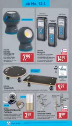 Gazetka promocyjna Aldi Nord - Von Montag - Gazetka - ważna od 17.01 do 17.01.2026 - strona 18 - produkty: akku, Arbeitsleuchte, batterie, batterien, Bau, braun, deka, dell, edelstahl, elle, Entfernungsmesser, expertiz, garnitur, Germ, gin, Holz, ladekabel, latte, Leuchte, messer, Mode, Packband, Rauch, Ria, Roller, Schal, Sport, Ti, usb, ZTE