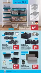 Gazetka promocyjna Aldi Nord - Von Montag - Gazetka - ważna od 17.01 do 17.01.2026 - strona 20 - produkty: aufbewahrungsbox, dell, elle, Germ, gin, Klappbox, Mode, Ria, schmutzfangmatte, Ti, ZTE