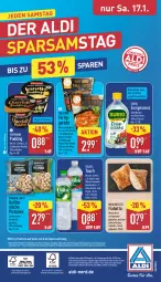 Gazetka promocyjna Aldi Nord - Von Montag - Gazetka - ważna od 17.01 do 17.01.2026 - strona 34 - produkty: aldi, apfel, auto, Becher, brot, butter, ciabatta, ehrmann, essig, fertiggericht, flasche, geback, gin, küche, mac, magazin, mango, melone, melonen, Ofen, papier, pistazien, pudding, salz, schoko, steinofen, telefon, Ti, tisch, vanille, volvic, wasser, wassermelone, wassermelonen, Weizenbrot, Yo, YouCook, ZTE, zucker