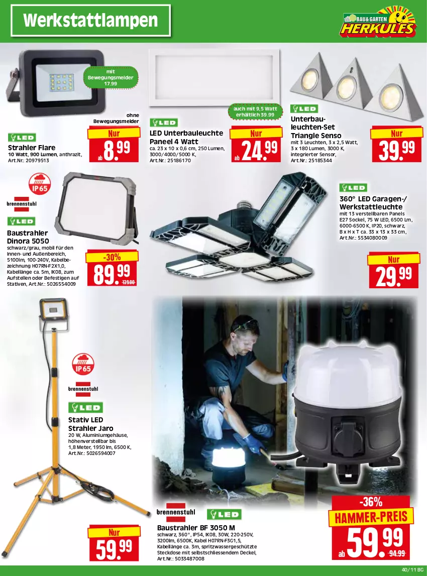 Aktueller Prospekt Edeka - Angebote der Woche - von 02.10 bis 07.10.2023 - strona 31 - produkty: aust, Bau, decke, Deckel, eis, elle, Lampe, Leuchte, leuchten, paneel, Ria, steckdose, Ti, wasser, ZTE