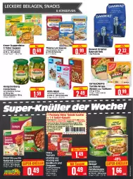 Gazetka promocyjna Edeka - Angebote der Woche - Gazetka - ważna od 07.10 do 07.10.2023 - strona 10 - produkty: basilikum, basmati, Basmati Reis, beutel, Brei, coupon, coupons, deka, eintopf, eis, elle, erasco, gin, heinz, hengstenberg, ilag, knorr, knorr fix, kölln, Konserven, korn, müsli, rabatt-coupon, reis, sauce, snack, snacks, sofort-rabatt, sofortrabatt, suppe, suppen, suppenliebe, teller, thomy, thomy les sauces, Ti, tomate, tomaten, topf, tortilla, wrap, wraps