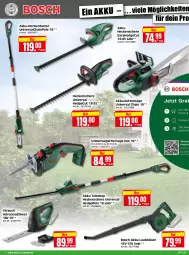 Gazetka promocyjna Edeka - Angebote der Woche - Gazetka - ważna od 07.10 do 07.10.2023 - strona 22 - produkty: akku, Akku-Hochentaster, bosch, Garten, heckenschere, Kette, ladegerät, LG, Rauch, säge, Schere, Teleskop