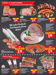 Gazetka promocyjna Edeka - Angebote der Woche - Gazetka - ważna od 07.10 do 07.10.2023 - strona 3 - produkty: auer, Bau, Bauer, bier, bierschinken, braun, butter, eis, fleisch, Herkules, hinterschinken, kirsch, knoblauch, krakauer, mac, Mett, mettwurst, mit oder ohne knoblauch, nuss, Rauch, rind, ring, saft, salami, schinken, schinkenkrakauer, schwein, Speck, Ti, truthahn, wasser, wein, wiesbauer, wurst, wurst in selbstbedienung, würstchen