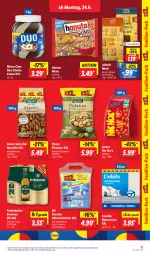 Gazetka promocyjna Lidl - Aktionsprospekt - Gazetka - ważna od 29.06 do 29.06.2024 - strona 17 - produkty: alesto, Allzwecktücher, angebot, Coshida, creme, eis, elle, hanuta, Katzenstreu, leibniz, lorenz, mandel, mandeln, natur, perlen, pils, pistazien, preisvorteil, premium pils, reis, salz, schoko, teller, Ti, tücher, weck, ZTE