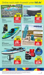 Gazetka promocyjna Lidl - Aktionsprospekt - Gazetka - ważna od 29.06 do 29.06.2024 - strona 39 - produkty: abdeckplane, angebot, angebote, aqua, asti, bestway, Cap, crivit, dell, eimer, eis, elle, erde, flasche, Kajak, kokos, Mode, ndk, pool, reis, rel, Ria, ring, rucksack, sac, salz, Schal, Schale, Sport, tee, telefon, Ti, tisch, tragegriff, uhr, wasser, Weste, Whirlpool, Yo