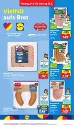 Gazetka promocyjna Lidl - Aktionsprospekt - Gazetka - ważna od 29.06 do 29.06.2024 - strona 7 - produkty: aktionspreis, angebot, aufschnitt, bio, brot, Brühwurst, coupon, eis, fleisch, fleischwurst, Käse, leberkäs, leberkäse, reis, schnitten, Ti, wiener, wiener würstchen, wurst, würstchen, ZTE