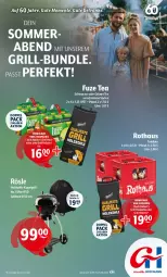 Gazetka promocyjna Getraenke Hoffmann - Prospekte - Gazetka - ważna od 15.08 do 15.08.2026 - strona 9 - produkty: bier, briketts, fuze tea, grill, grill-holzkohle, grillrost, grüner tee, Holz, holzkohle, Kugel, kugelgrill, LG, rösle, sac, Sport, tee, Ti