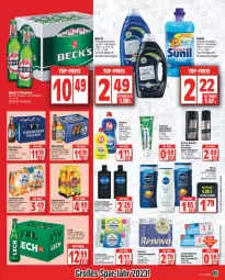 Gazetka promocyjna Edeka - Angebote der Woche - Gazetka - ważna od 11.02 do 11.02.2023 - strona 15 - produkty: arla, beutel, bier, bruno banani, bügel, bügelflasche, burger, burti, colgate, cottonelle, creme, deo, desperados, duschgel, eis, elle, feinwaschmittel, flasche, flensburger, geschirr, getränk, getränke, gin, Hefe, henkel, LG, mönchshof, müllbeutel, nivea, pril, reis, schöfferhofer, schwarzkop, schwarzkopf, shampoo, sunil, syoss, tequila, Ti, tragegriff, tücher, vollwaschmittel, waschmittel, Yo, zahncreme, ZTE